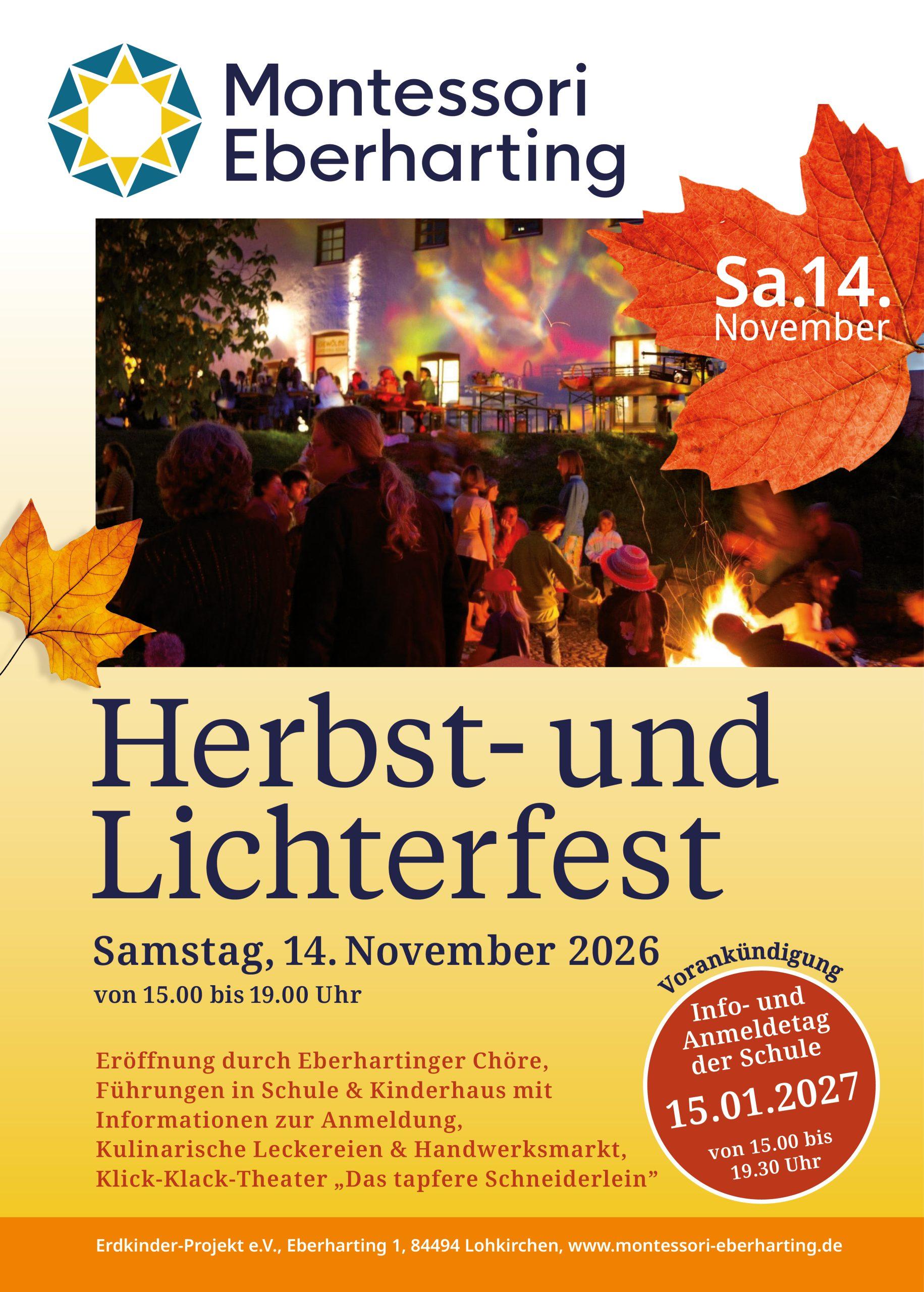 Herbst- und Lichterfest 2026